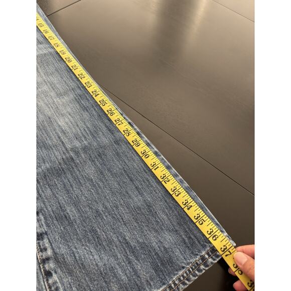 VTG HTF 90s Y2K Grunge Billabong Wide Leg Flare Distressed Jeans Sz 25” Studded - Picture 10 of 14